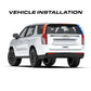 White SUV with Feniex Quantum 2.0 Pillar Mount emergency lights for first responders