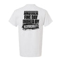 White safety yellow t-shirt with text from Responsibility Safety Yellow T-Shirt collection