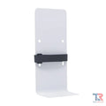 White wall-mounted sanitizer dispenser with black pump for Bleeding Control Kit