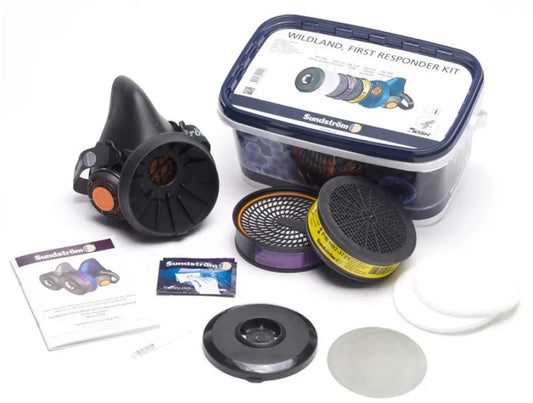 Wildland first responder kit featuring Hot Shield HS-4 Saver Combo by Sundstrom Wildland