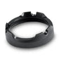 Black plastic lens mount ring with notched edges for WOFT 1200 Lumen Tactical EDC Flashlight