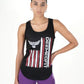 Women’s ’Freebird’ Patriotic Tank Top - women’s workout clothes