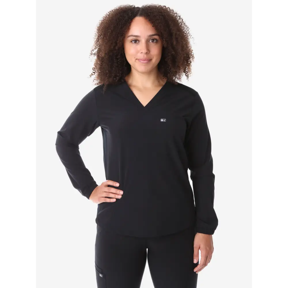 Women’s Long-Sleeve Scrub Top - Women’s Scrub Top