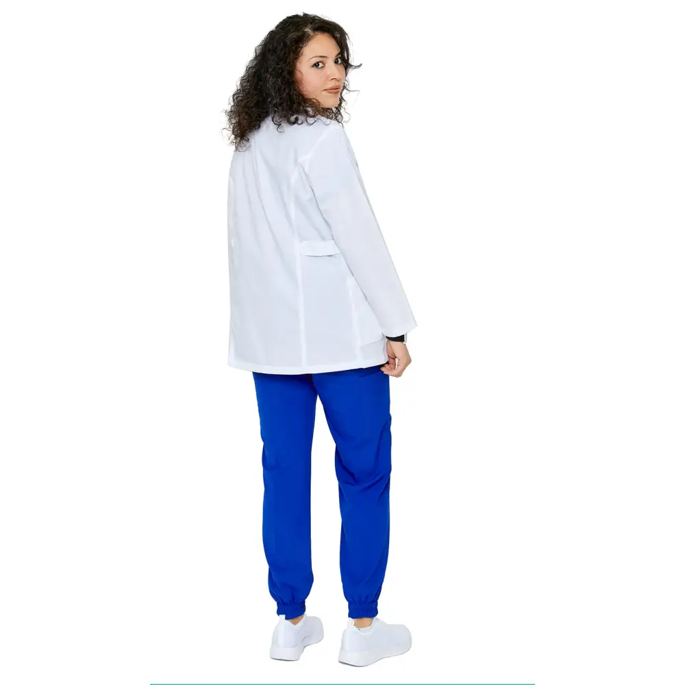 Women’s Princess-Cut Short Lab Coat Uniform - Lab Coats