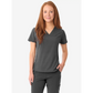 Women’s Stash-Pocket Scrub Top - Charcoal Gray / XS - Women’s Scrub Top