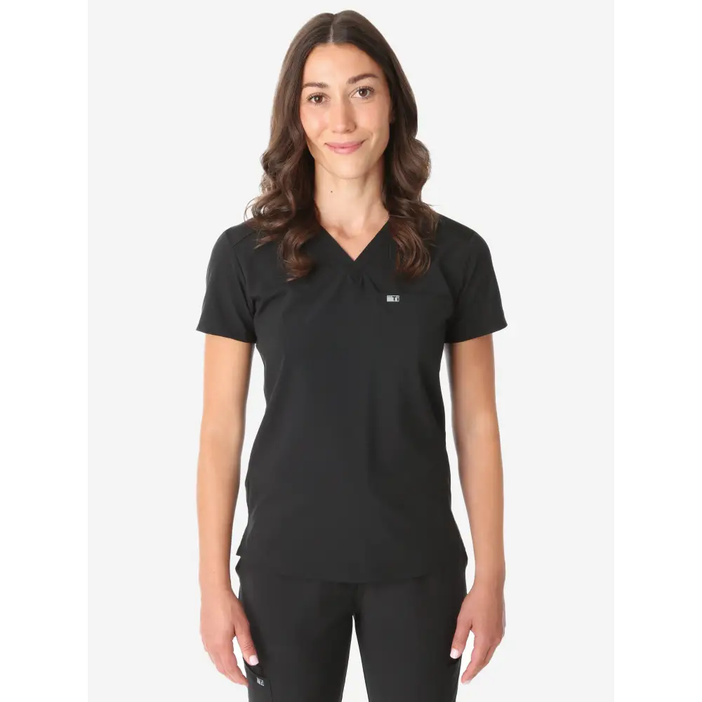 Women’s Tuckable One-Pocket Scrub Top - Women’s Scrub Top