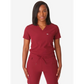 Women’s Tuckable One-Pocket Scrub Top - Bold Burgundy / XS - Women’s Scrub Top