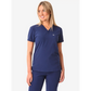 Women’s Tuckable One-Pocket Scrub Top - Navy Blue / XS - Women’s Scrub Top