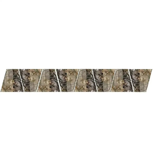 Camouflage patterned arrow wrap for Woods Camo Reflective Helmet Tetrahedron 8 Pack