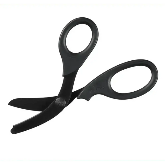 Chief Miller Shears XShear 7.5” Heavy Duty Trauma Shears. All Black Handles, Black Titanium Coated Stainless Steel Blades, For the Professional Emergency Provider Apparel