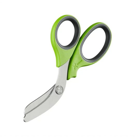 Chief Miller Shears XShear 7.5” Heavy Duty Trauma Shears. Green and Gray Handles, Stainless Steel Uncoated Blades, For the Professional Emergency Provider Apparel