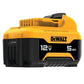 Yellow and black DeWalt DCB126 12V MAX* 5Ah Lithium Ion Battery Pack for power tools