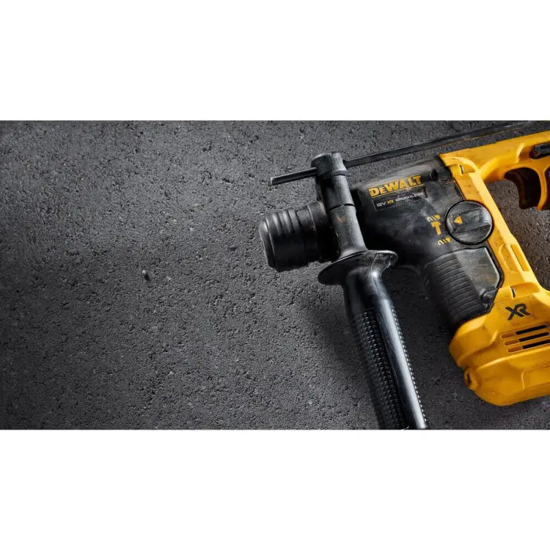 Yellow and black DeWALT DCH072B XTREME 12V MAX Brushless Cordless Rotary Hammer Drill