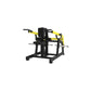 Yellow and black SFE Commercial Seated Dip weightlifting machine for strength training
