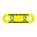 Yellow caution sign with Plumber Working text on PLUMBER DoorJamm in 7 colors