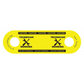 Yellow caution tag with Technician Working warnings for TECHNICIAN DoorJamm product