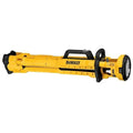 Yellow DeWalt LED work light with handle, part of the DEWALT DCL079B 20V Cordless Tripod Light