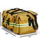 Yellow Elite Firefighter Gear Bag with reflective stripes and multiple compartments