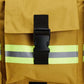 Yellow firefighter gear with reflective stripes on Elite Firefighter Gear Bag