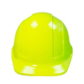 Yellow hard hat from Cap Style Safety with 4 Point Suspension and brow liner for comfort