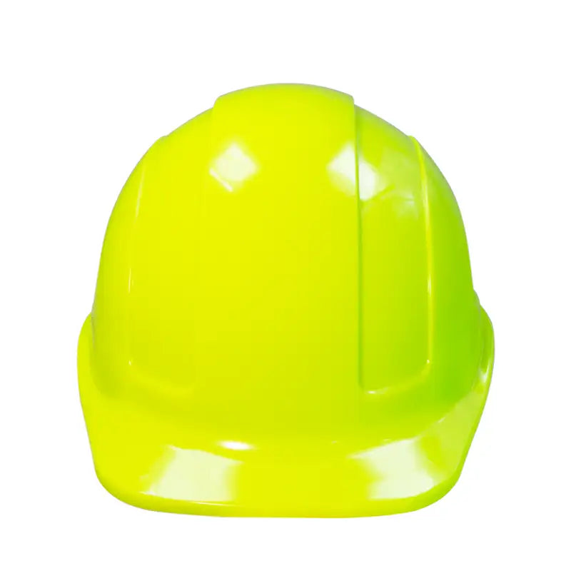 Yellow hard hat from Cap Style Safety with 4 Point Suspension and brow liner for comfort