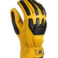 Yellow leather Diesel Work Gloves 2.0 Elite with goatskin outer layer and superior dexterity