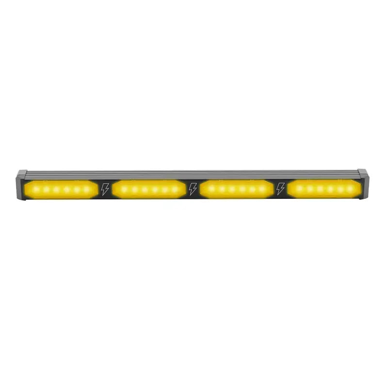 Yellow LED light bar on UBL U-Lite 400 Stick Light suitable for first responders and firefighters