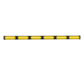 Yellow LED light bar on UBL U-Lite 600 Stick Light for first responders safety