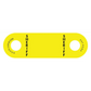 Yellow plastic Sheriff tag for Sheriff DoorJamm, ideal for first responders