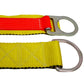 Yellow safety harness straps with metal rings for Cross Arm Anchor and arm anchor strap