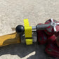 Yellow strap attached to metal ball mount, ideal for Gated Wye Strap - FFGWS use