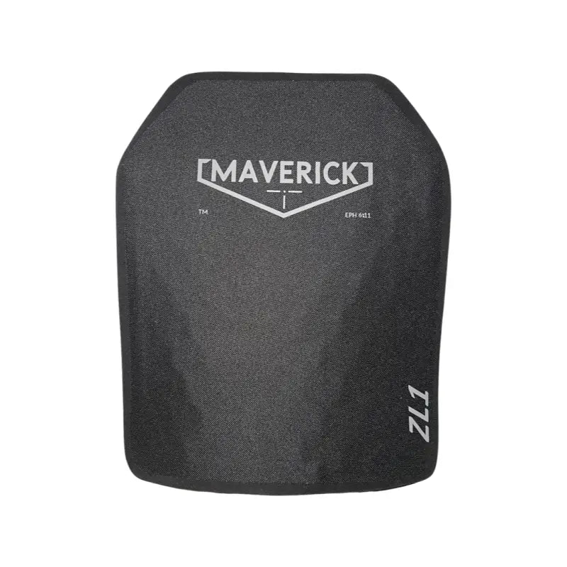Black body armor plate made of aluminum oxide ceramic for high-level protection